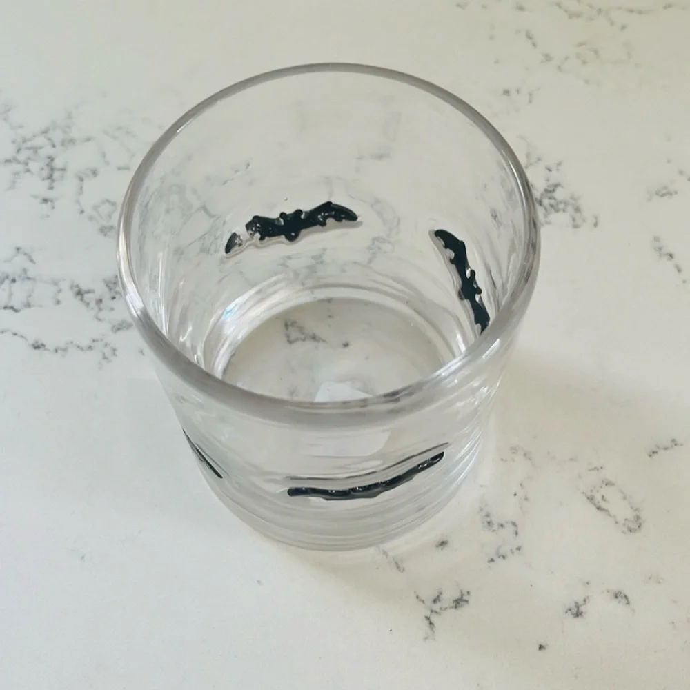 Crate&barrel 🦇 Bat Double Old-Fashioned Glass